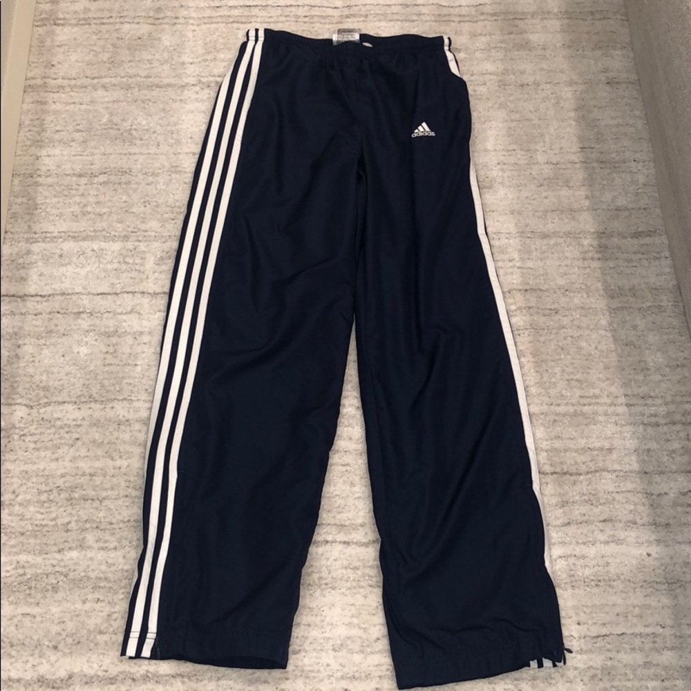 Adidas windbreaker sweat pants navy